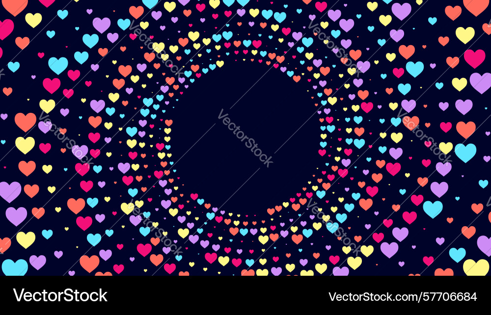 Vibrant abstract background featuring multicolored Vector Image