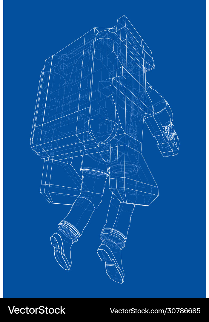 Astronaut concept rendering 3d Astronaut concept rendering 3d Vector Image