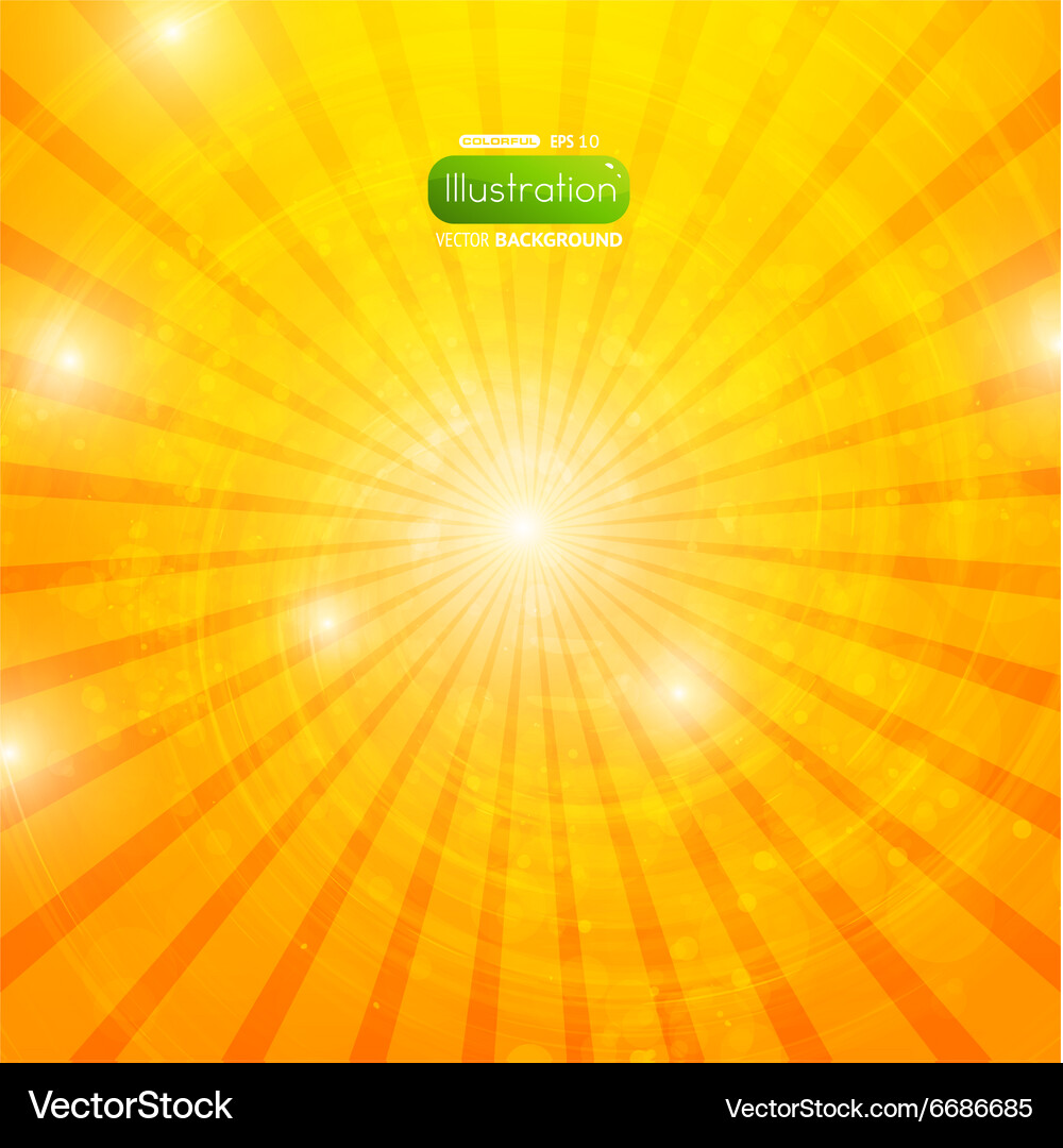 Dynamic Yellow Sun Rays Background – Royalty-Free Vector | VectorStock, image size:1000x1080
