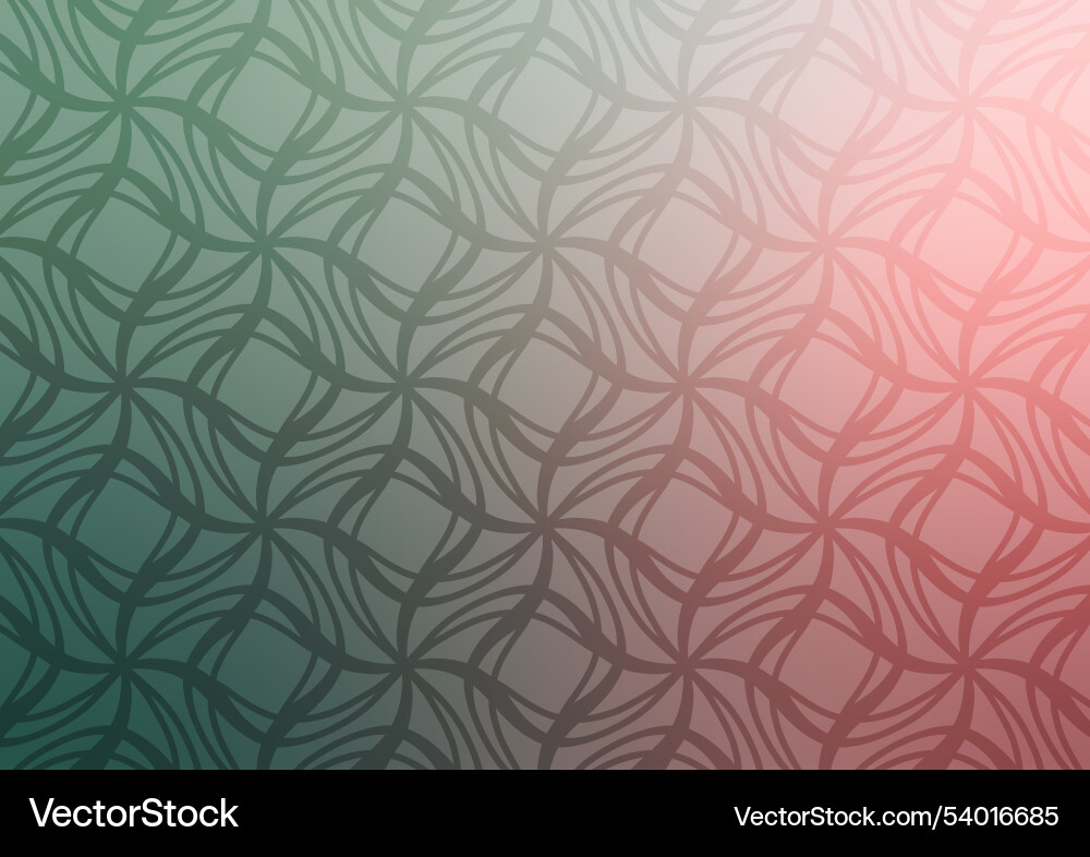 Pattern green soft red line curve art background Pattern green soft red line curve art background vector image