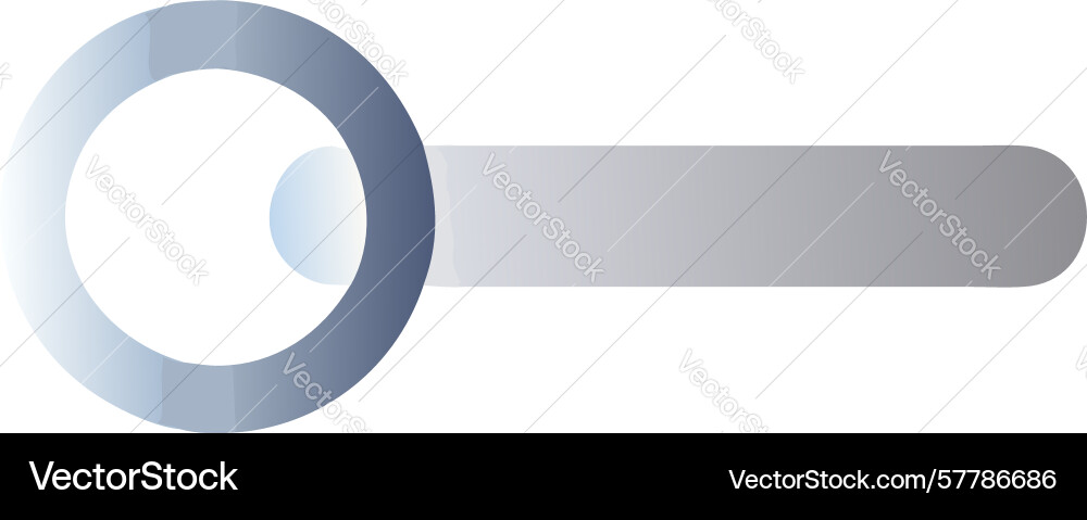 Abstract search bar circular magnifying glass ui vector image