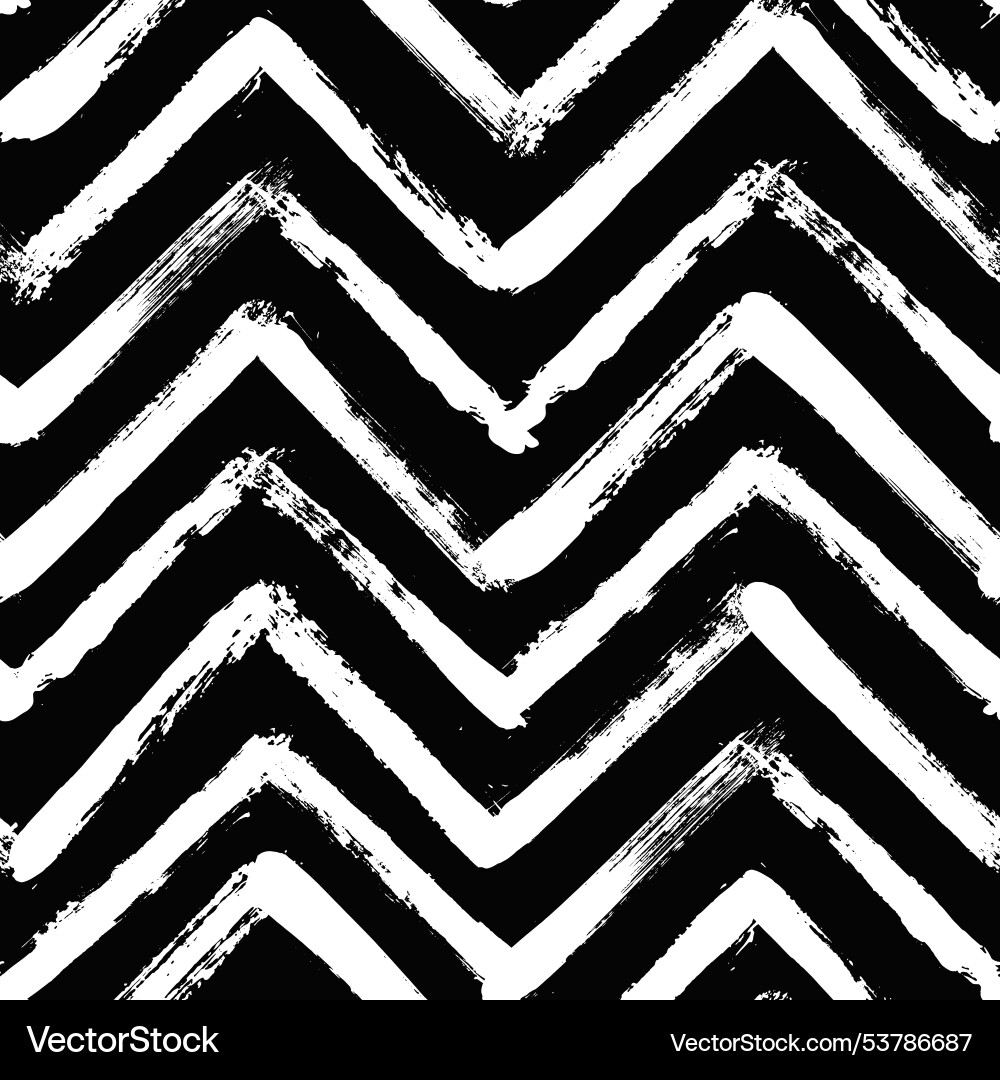Chevron pattern brush background Chevron pattern brush background vector image