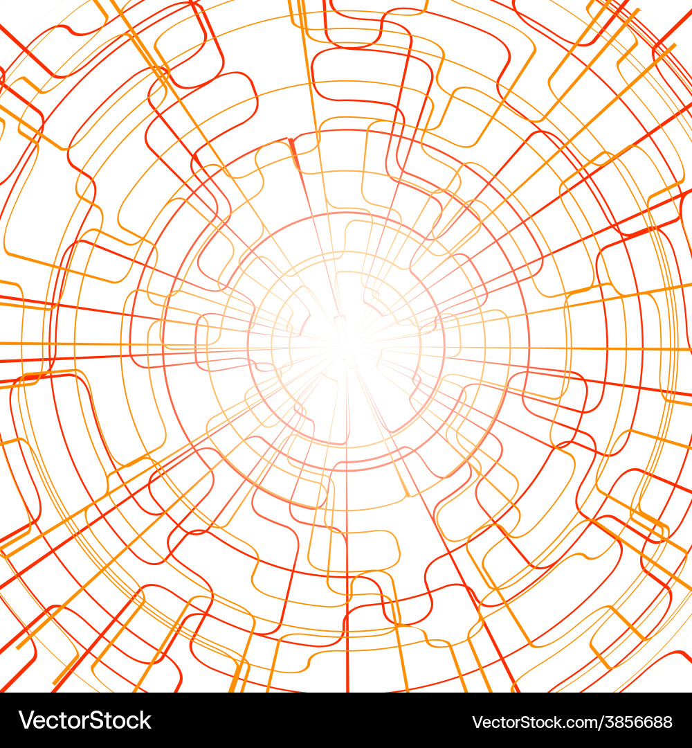 Abstract lines technology background vector image
