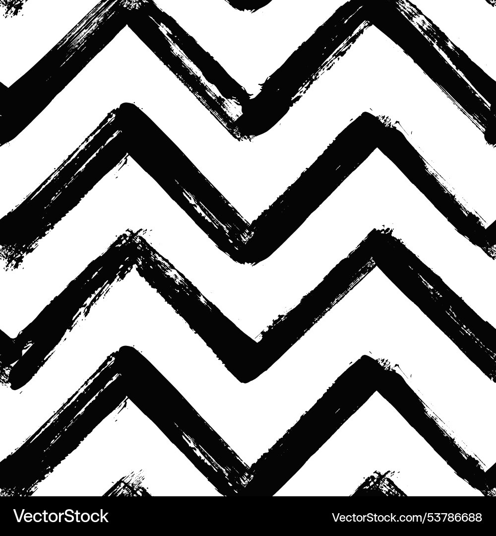 Chevron pattern brush background Chevron pattern brush background vector image