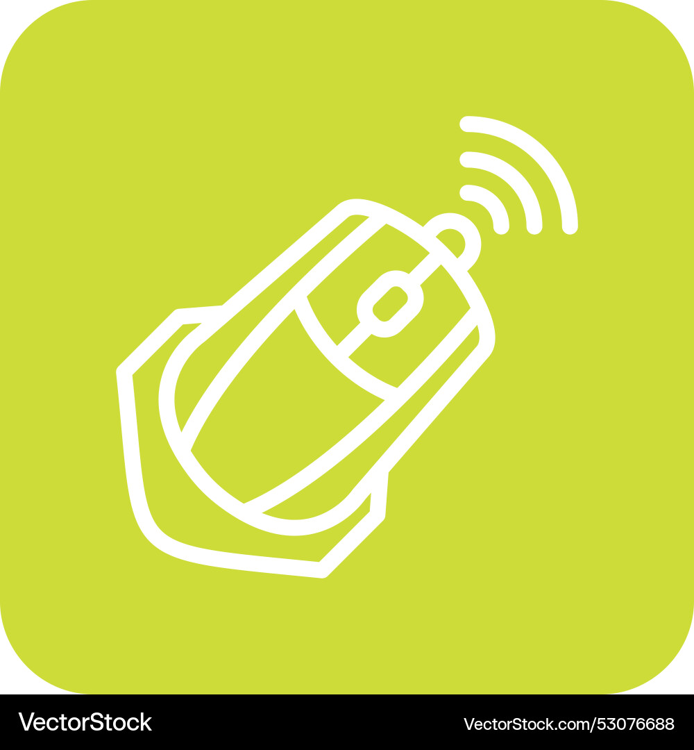 Wireless mouse icon design Vector Image