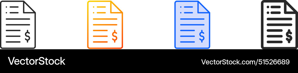 Contract iconthin linear gradient blue stroke Contract iconthin linear gradient blue stroke vector image