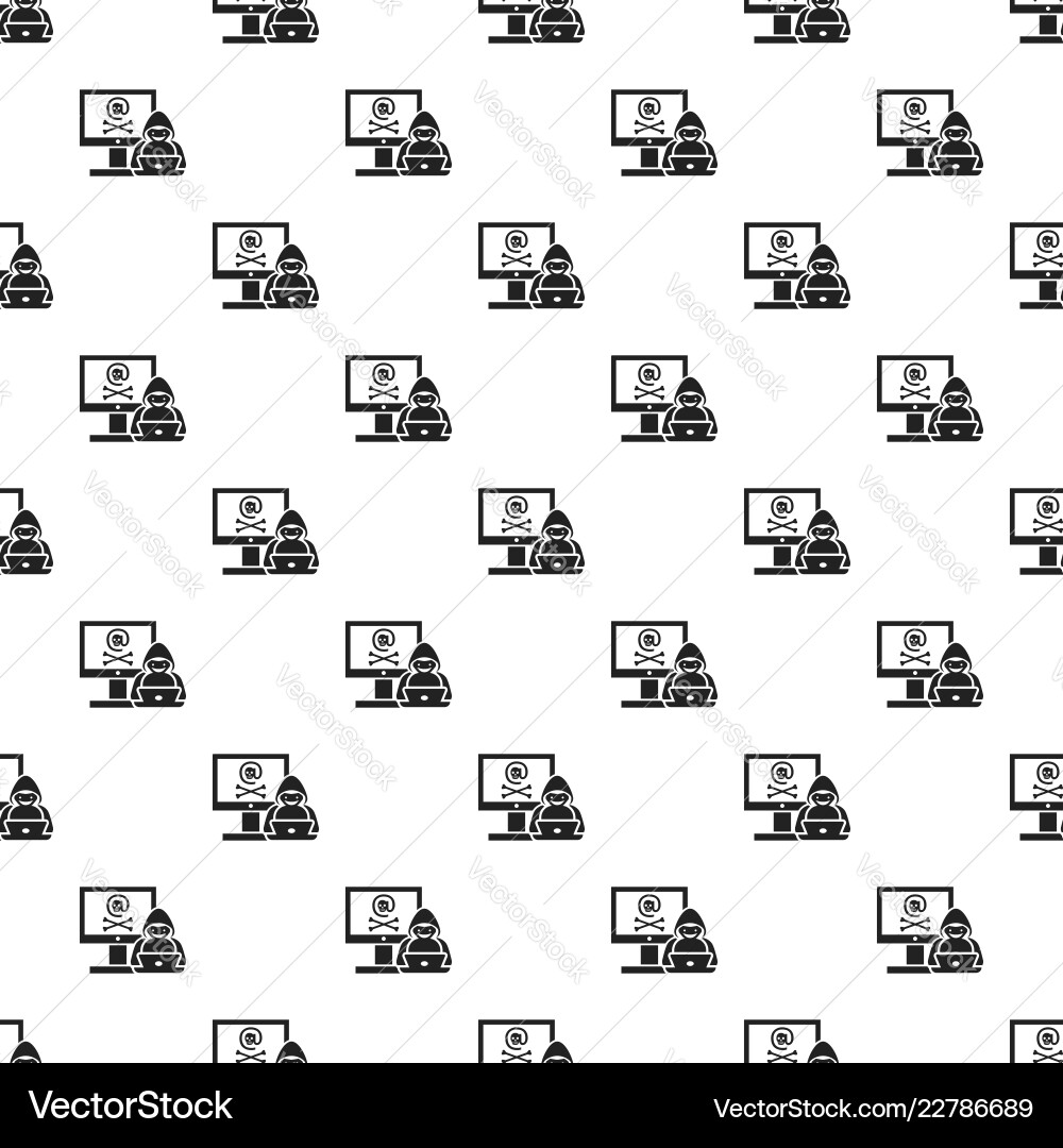 Hacker activity pattern seamless Hacker activity pattern seamless Vector Image