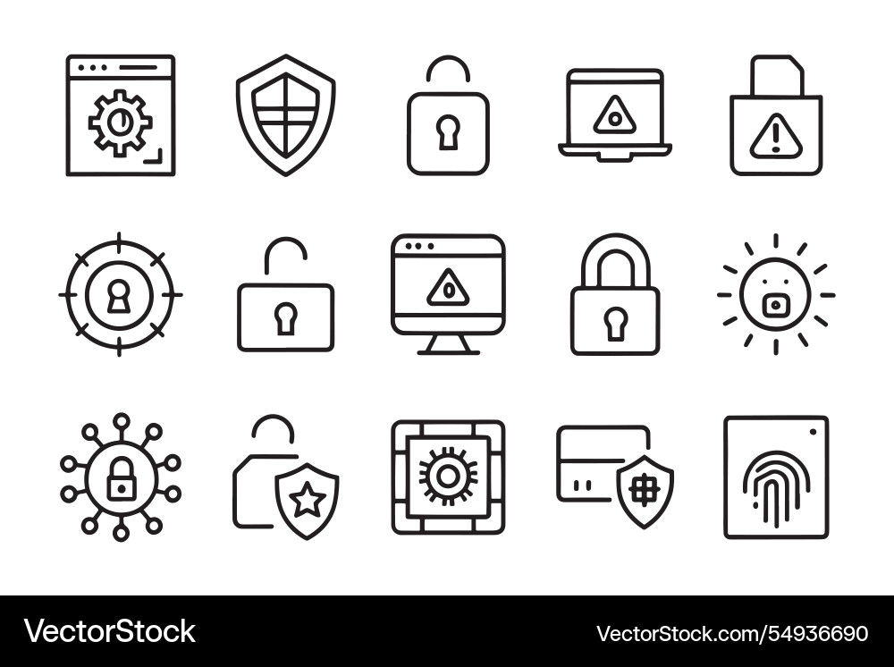 Cyber attack hacker unprotected padlock privacy Cyber attack hacker unprotected padlock privacy vector image