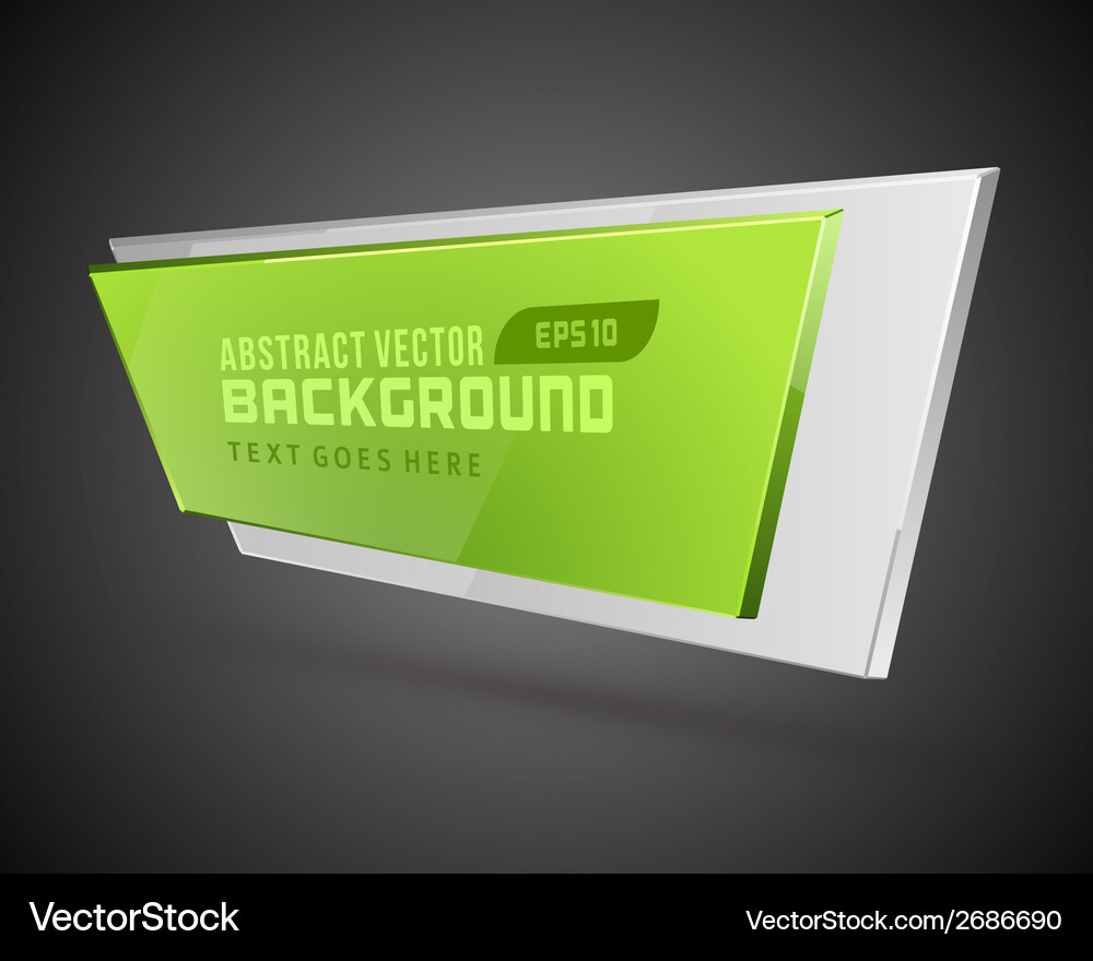 Dynamic 3D Geometric Background Vector Image