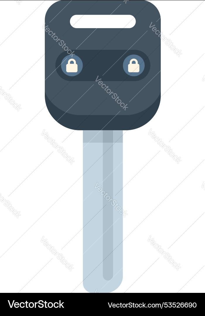 Modern car key with remote control locking system Modern car key with remote control locking system Vector Image