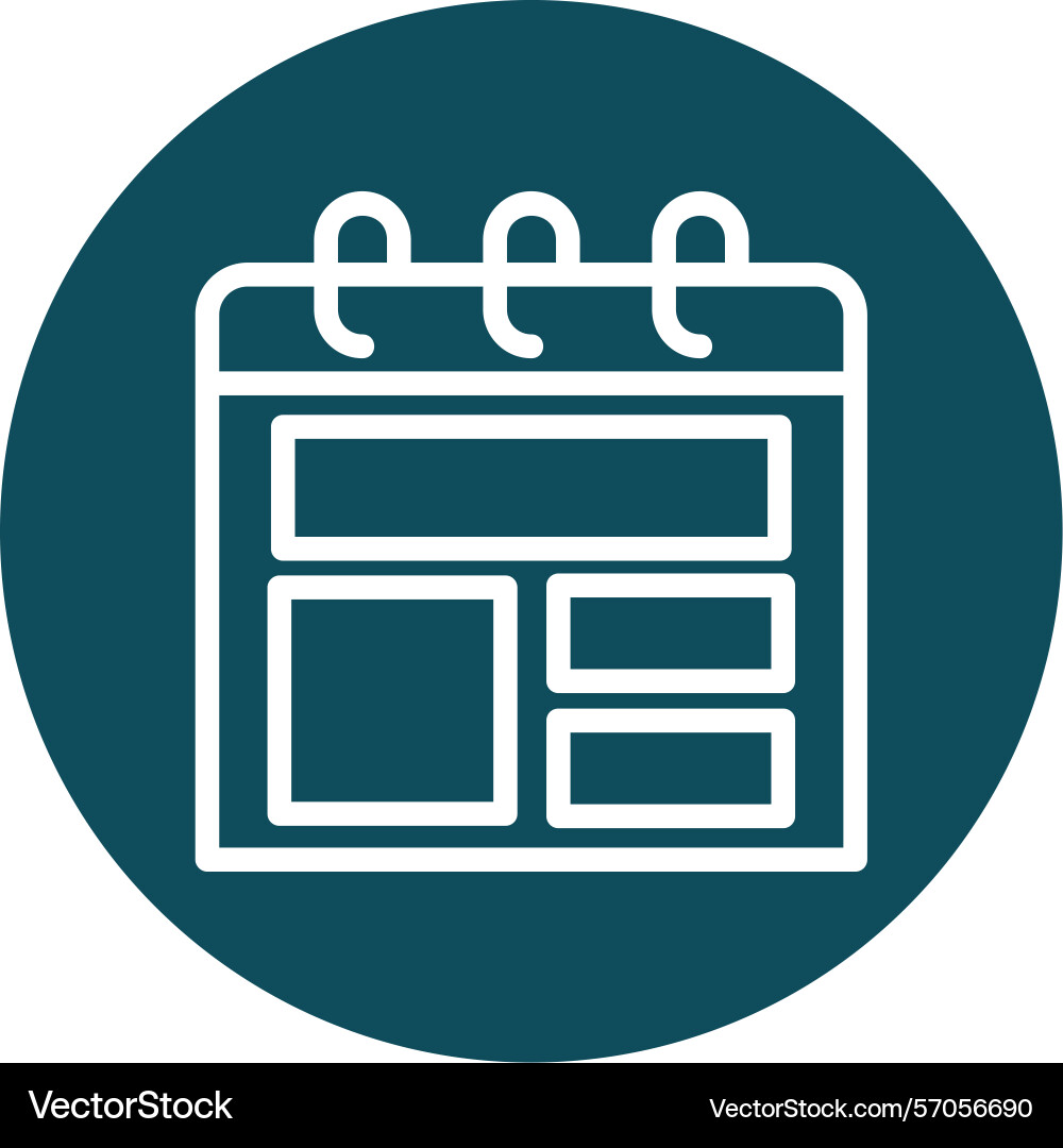 Template line circle style icon design Vector Image