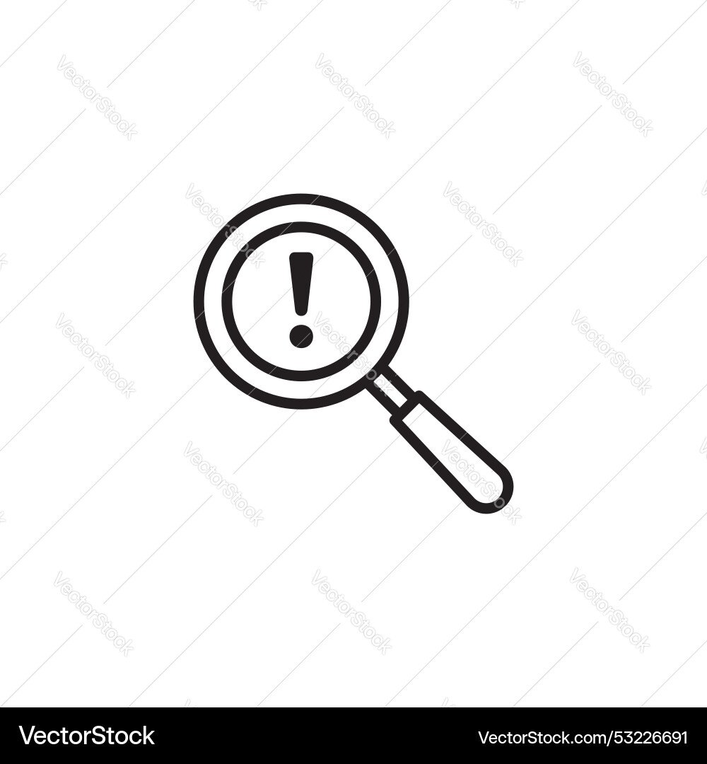 Finding problem icon set Vector Image