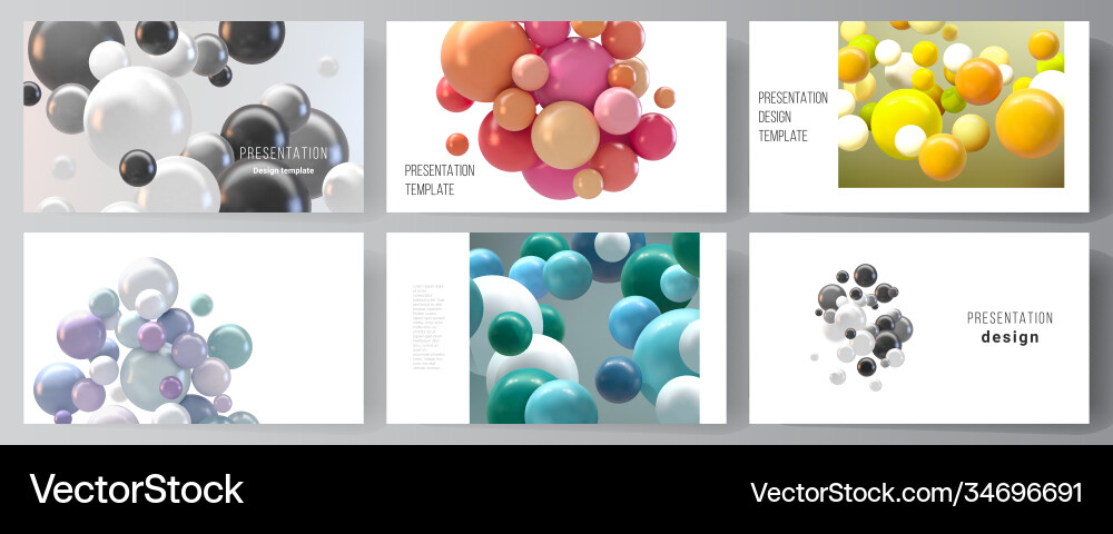 Layout presentation slides design Layout presentation slides design vector image