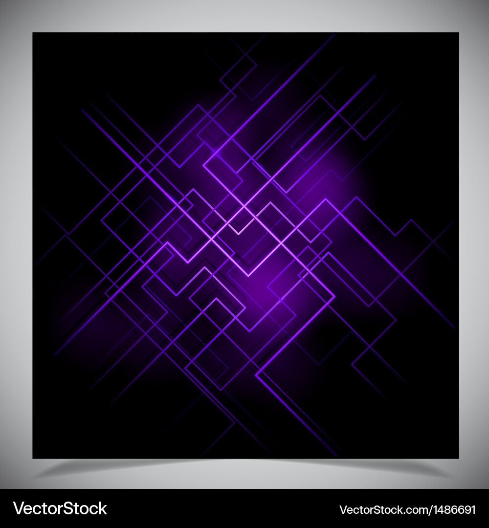 Smooth colorful abstract techno background Vector Image