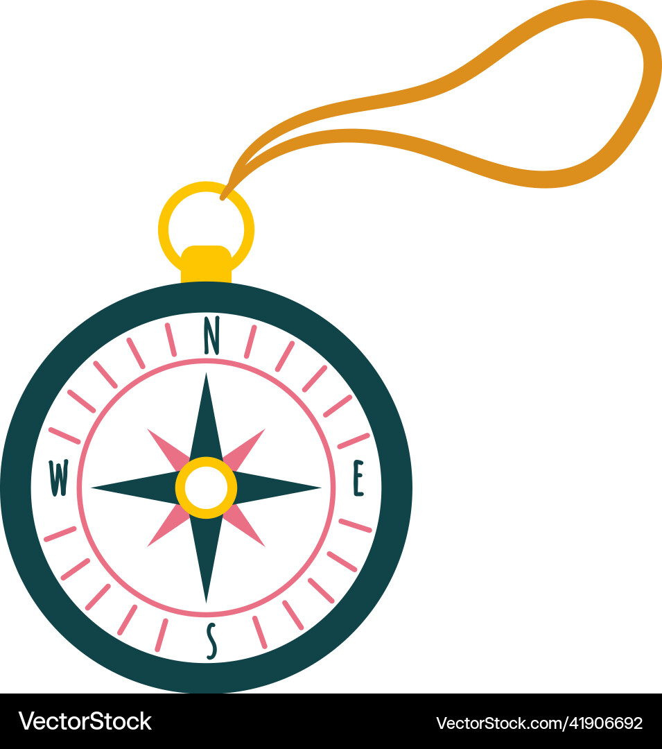 Compas Icon - Navigation Element vector image
