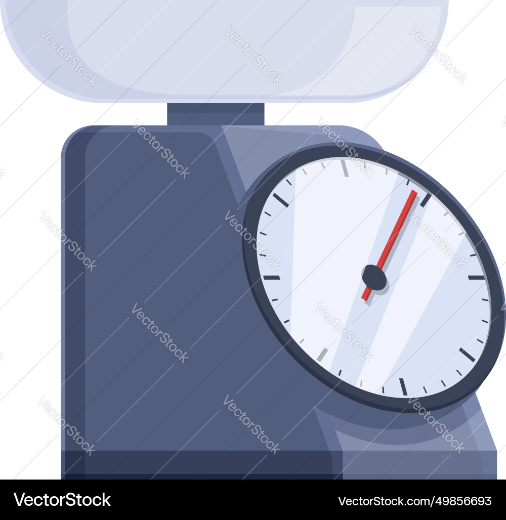 Arrow kitchen scales icon cartoon pan Arrow kitchen scales icon cartoon pan vector image