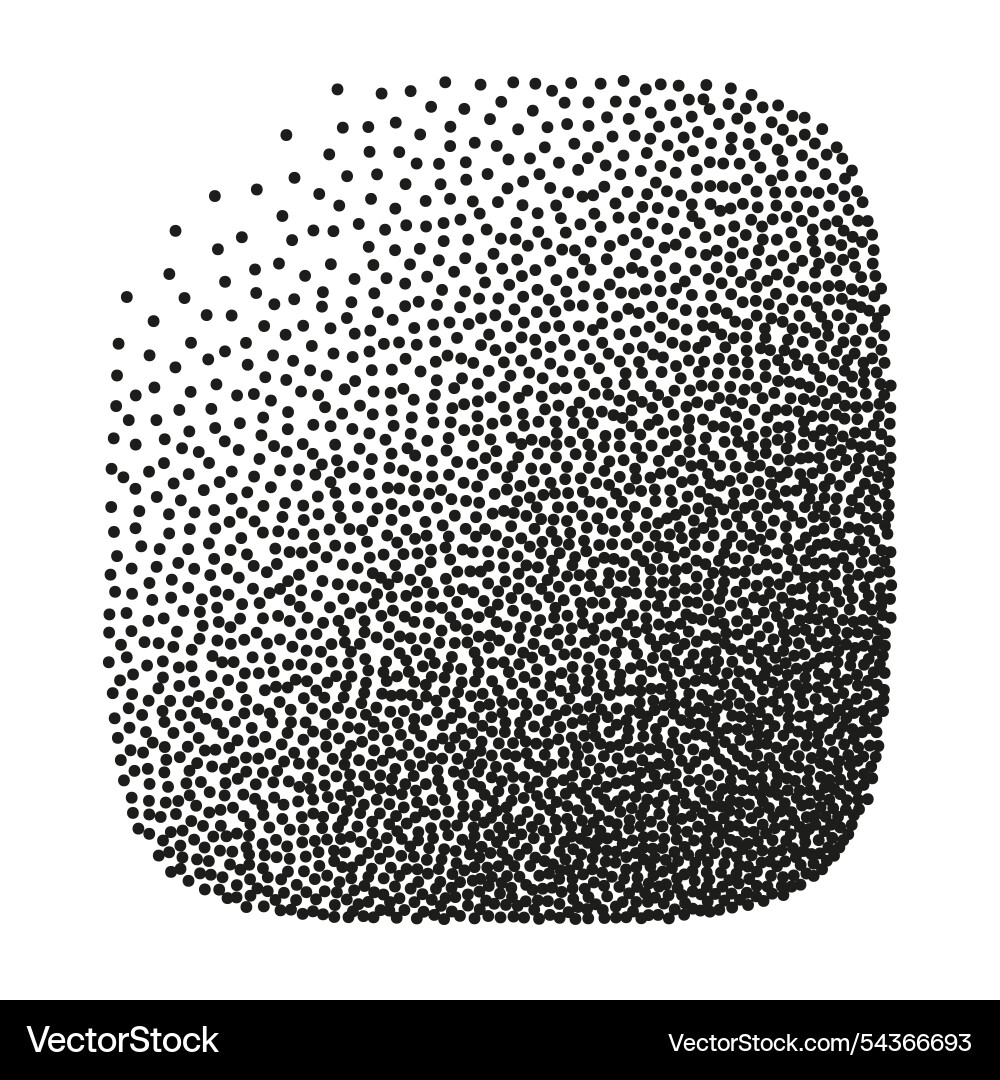 Geometric gradient dot pattern with grainy Geometric gradient dot pattern with grainy vector image