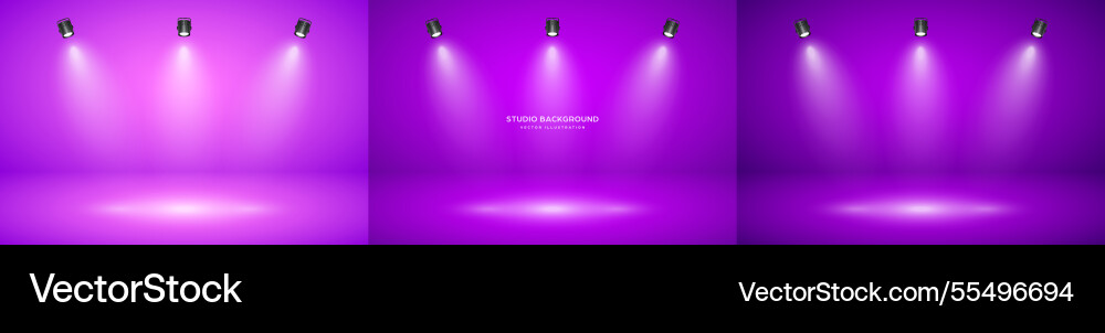 Empty studio abstract background soft spotlight Empty studio abstract background soft spotlight vector image