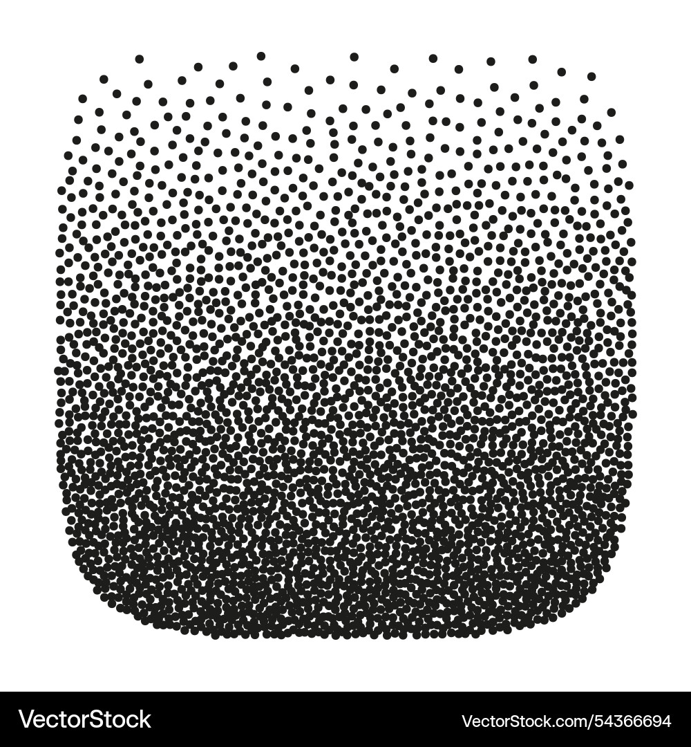 Geometric gradient dot pattern with grainy Geometric gradient dot pattern with grainy vector image