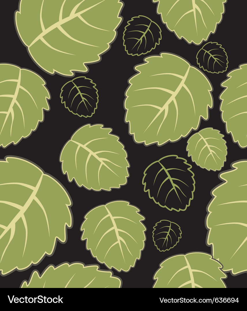 Leaf pattern Vector Image