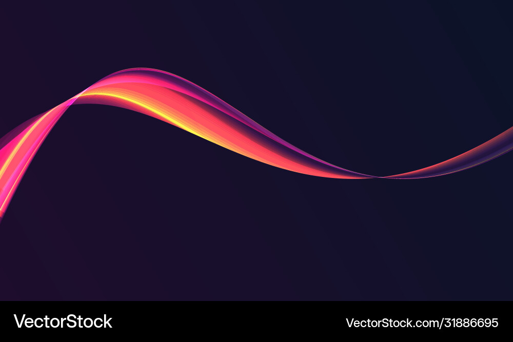 Abstract design element gradient hot magma wave Abstract design element gradient hot magma wave vector image