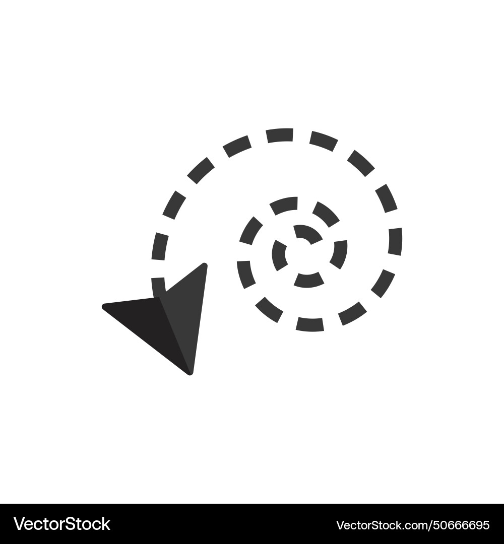 Black arrow pointer cursor silhouette icon Black arrow pointer cursor silhouette icon vector image