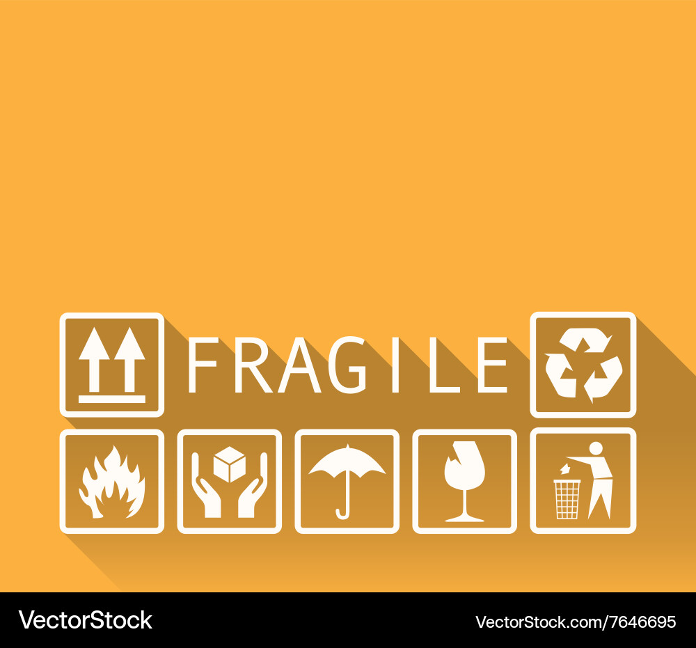 Fragile vector image