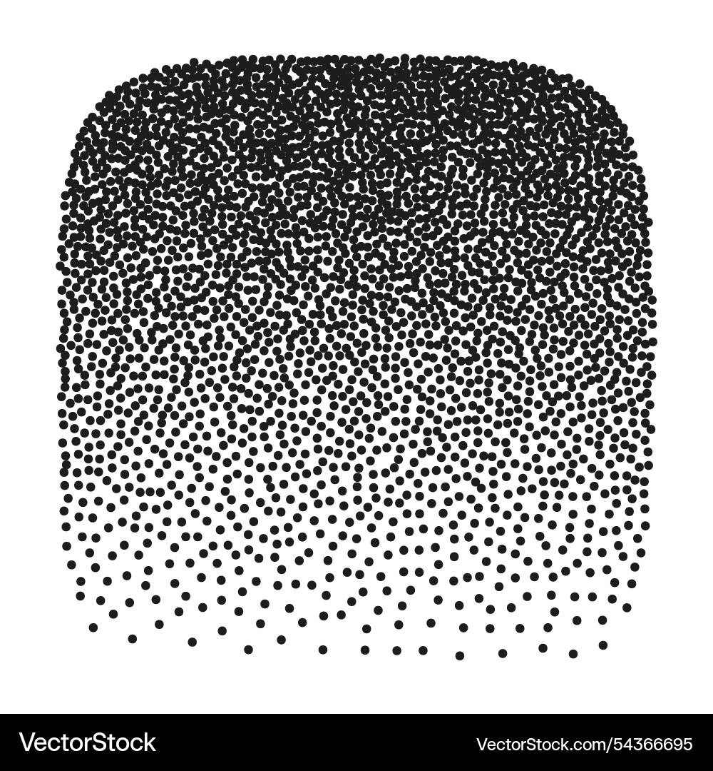 Geometric gradient dot pattern with grainy Geometric gradient dot pattern with grainy vector image