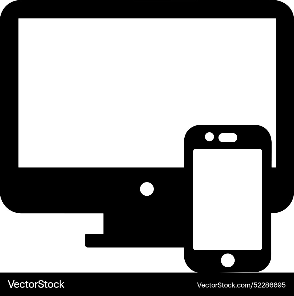 Technology and computer icon symbol image Vector Image