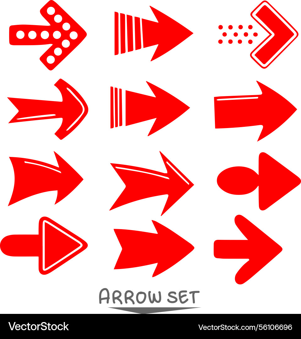 Arrow button circle pointer next vector image