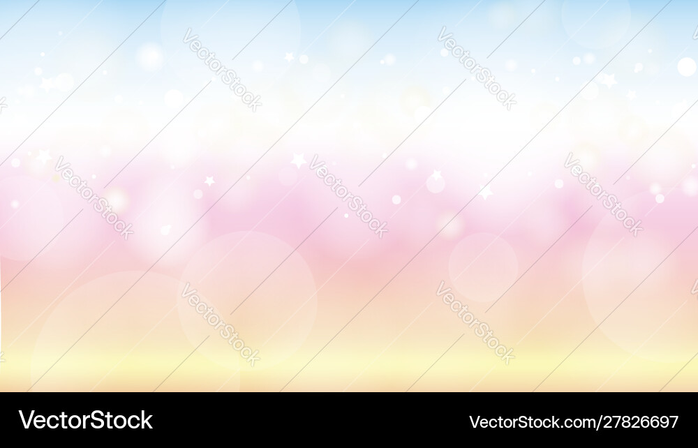 Twilight Gradient Bokeh Background vector image
