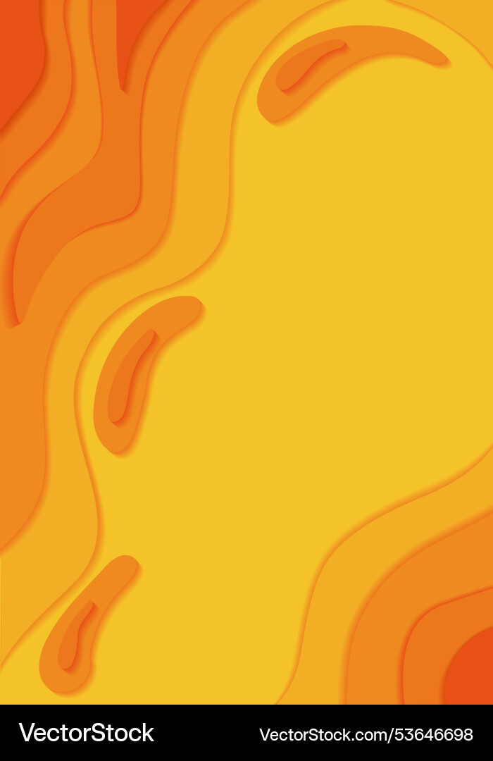 Autumn abstract chromatic background with curve Vector Image