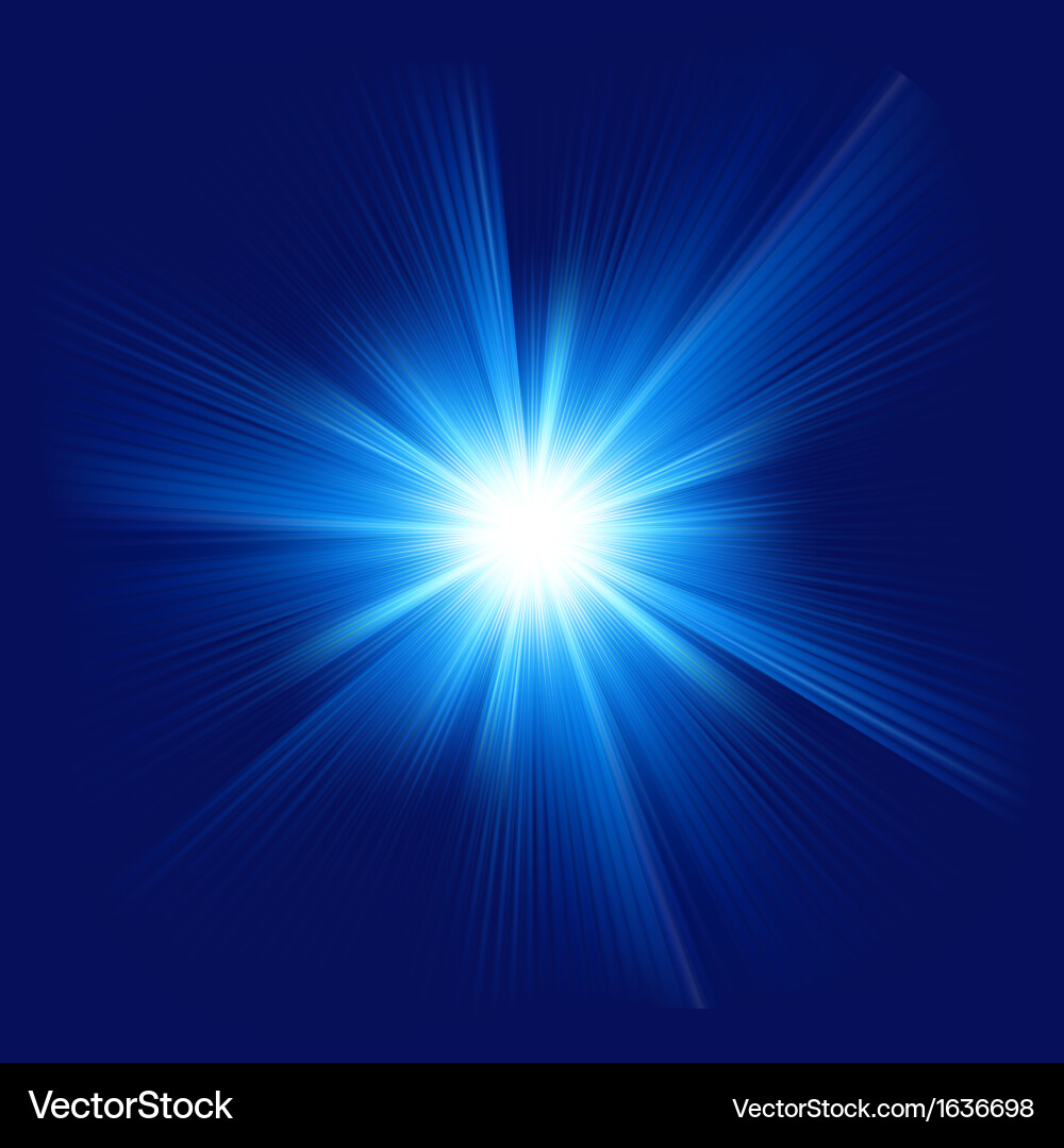Blue color design with a burst eps 10 vector image