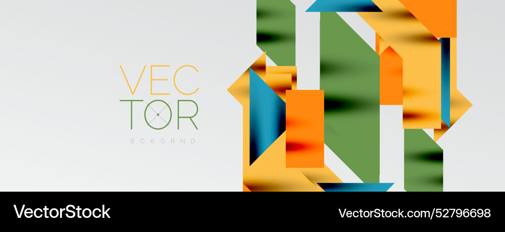 Dynamic lines and triangles Vector Image