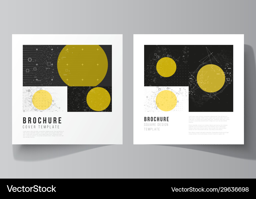 Layout two square format Layout two square format vector image