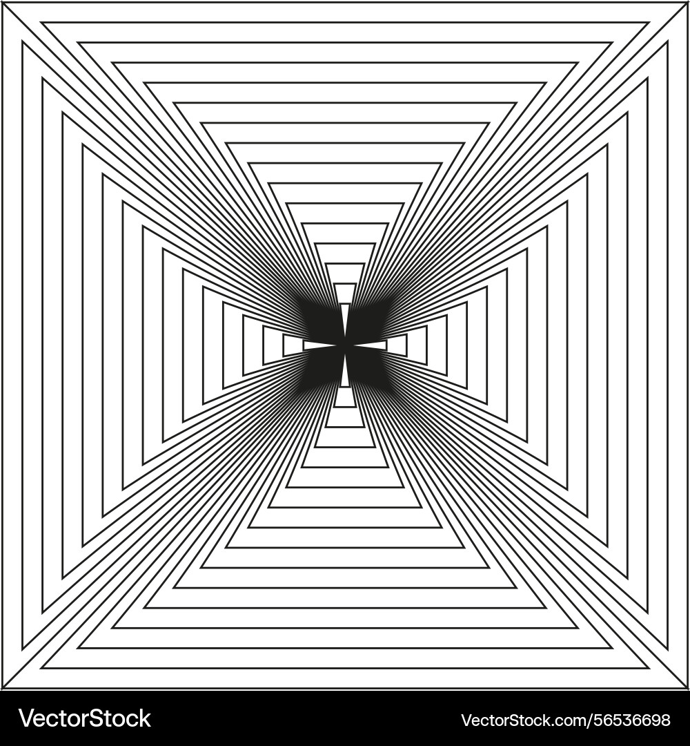 Optical triangle grid linear motion field Vector Image