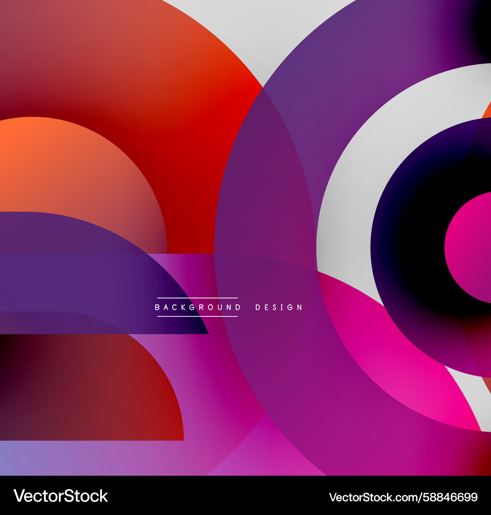 Abstract Circle Gradient Vector Image