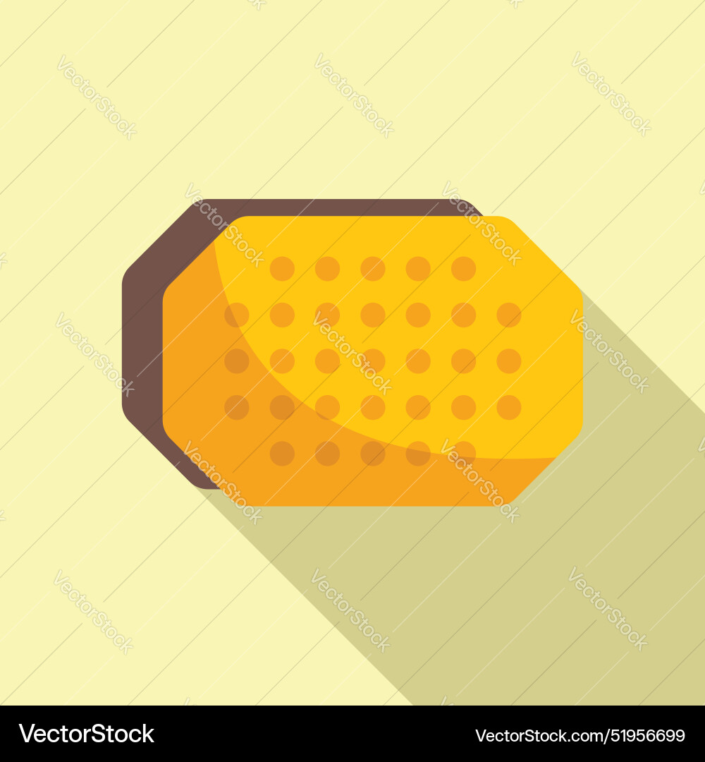 Corn cob with kernels is lying a long shadow Corn cob with kernels is lying a long shadow vector image