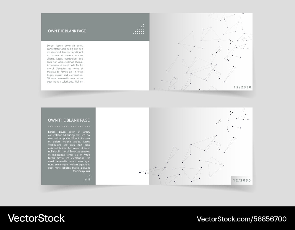 Connection lines and dots vector image