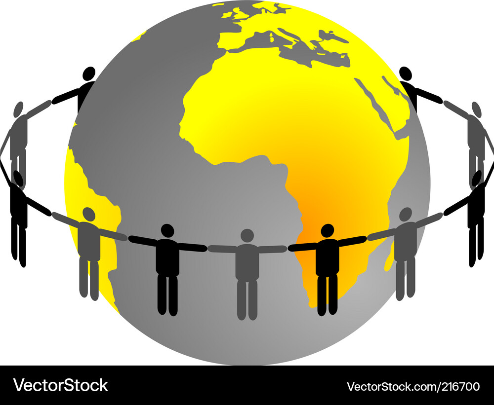 Global connection Vector Image