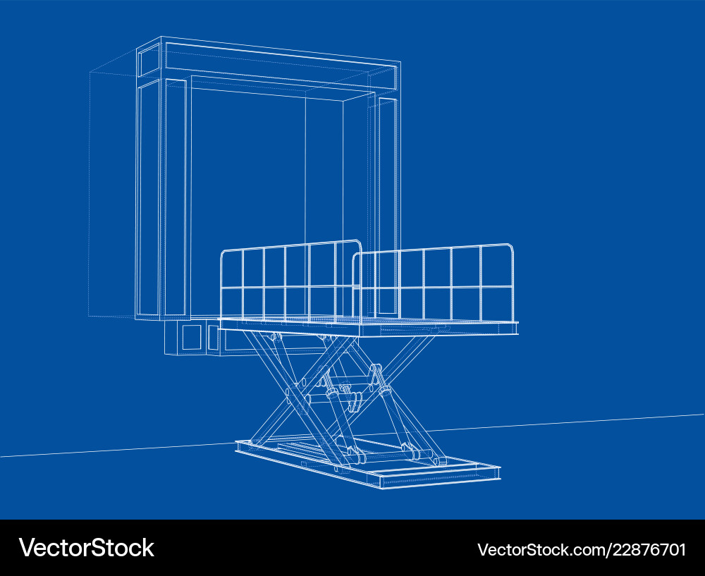 Dock leveler concept Dock leveler concept Vector Image