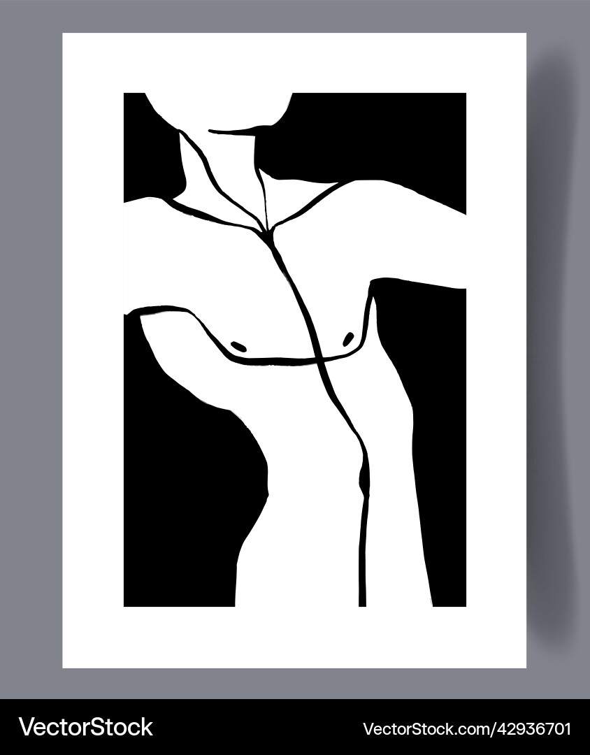 Minimalist Abstract Art vector image
