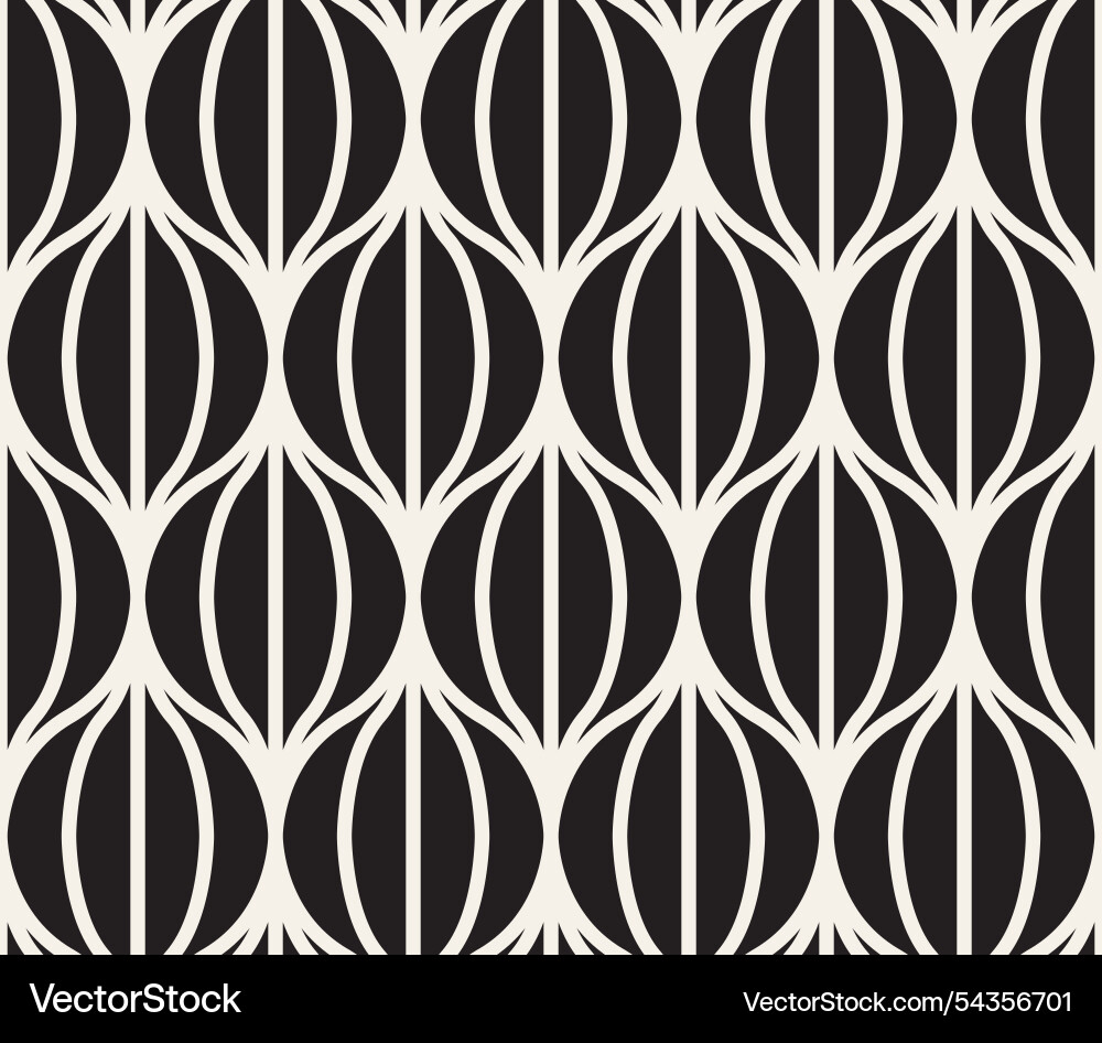 Seamless pattern repeating geometric elements vector image