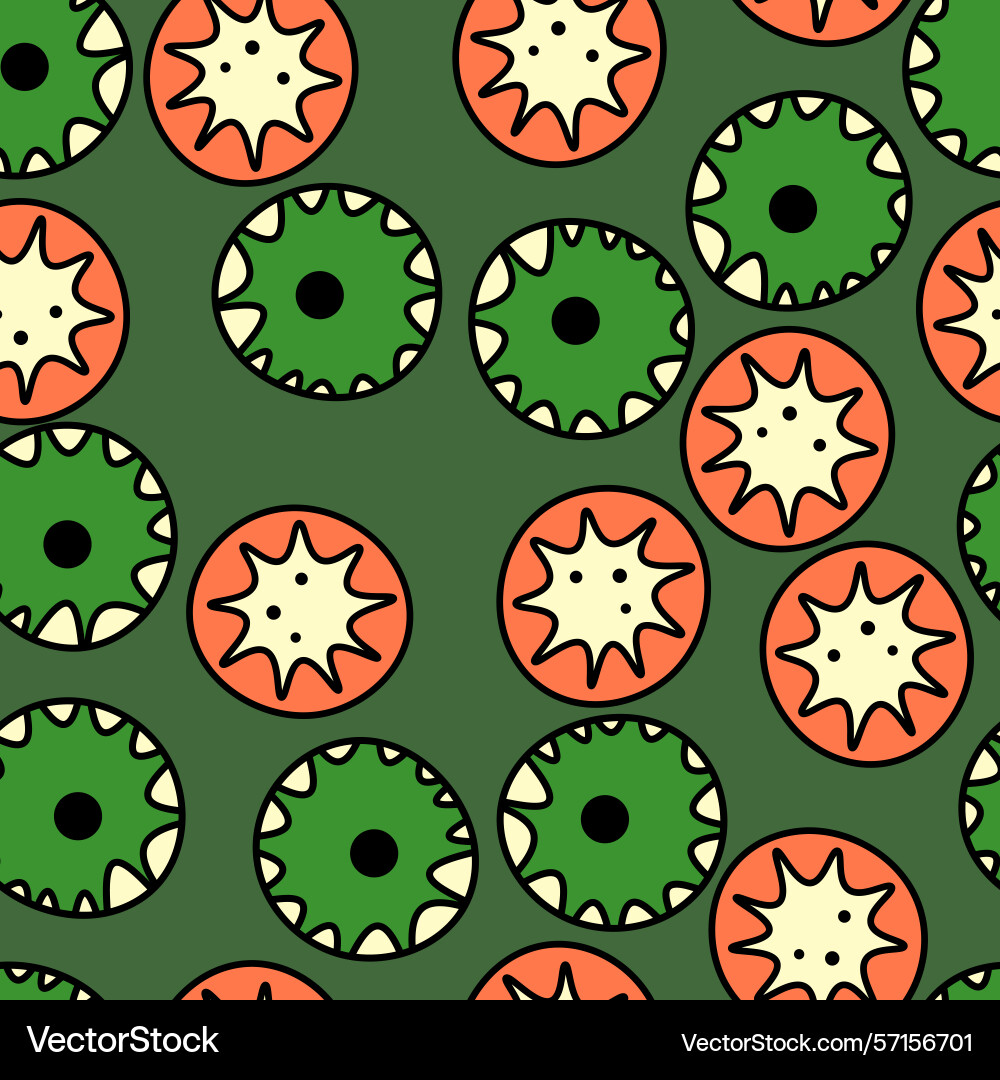 Seamless pattern with geometric aboriginal Vector Image