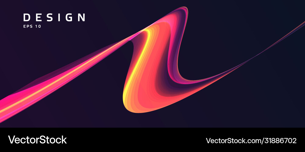 Abstract background with dynamic gradient fluid Abstract background with dynamic gradient fluid vector image