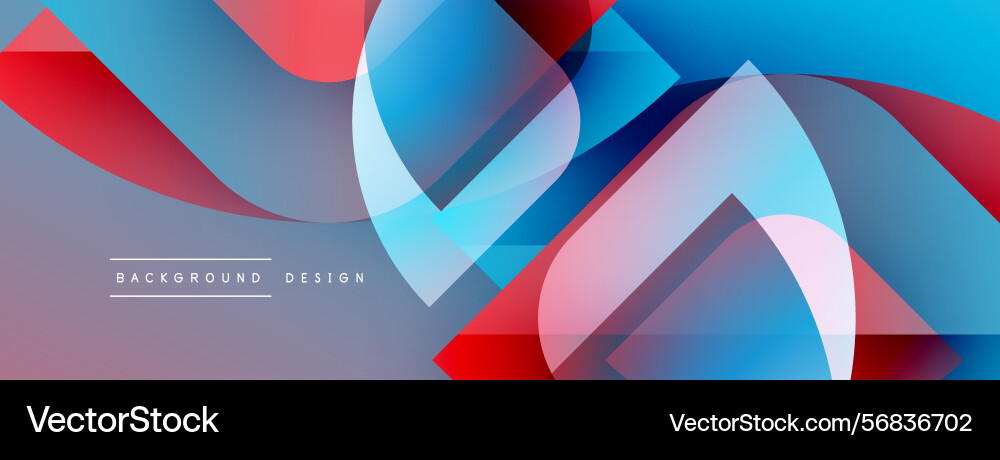 Abstract geometric shapes overlap creating Abstract geometric shapes overlap creating vector image
