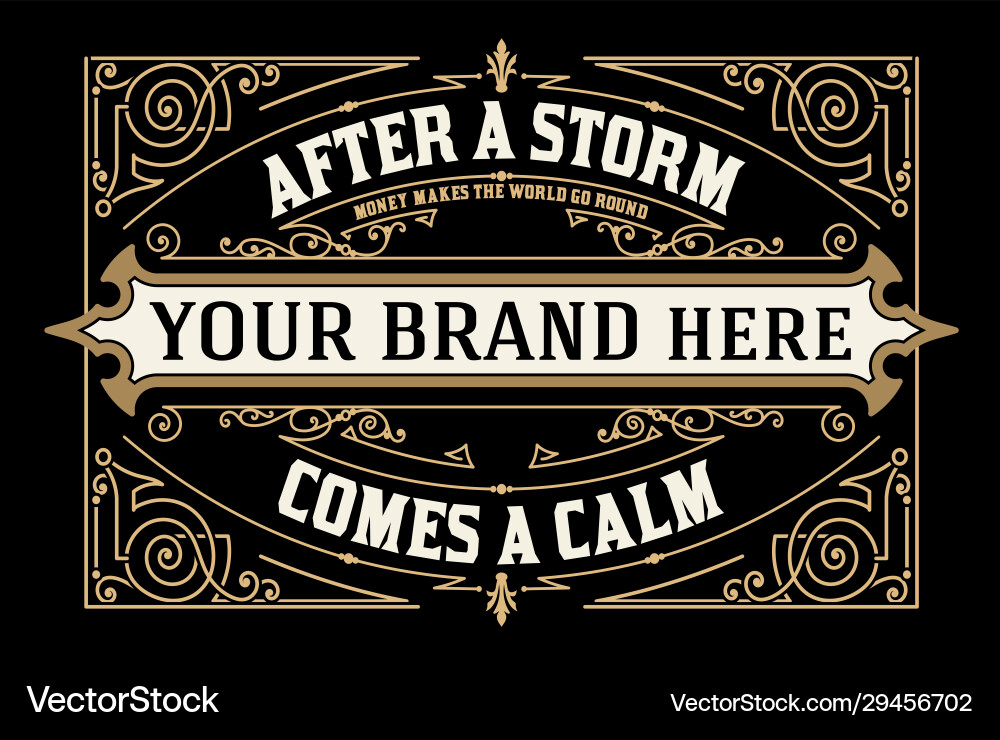 Floral Vintage Logo vector image