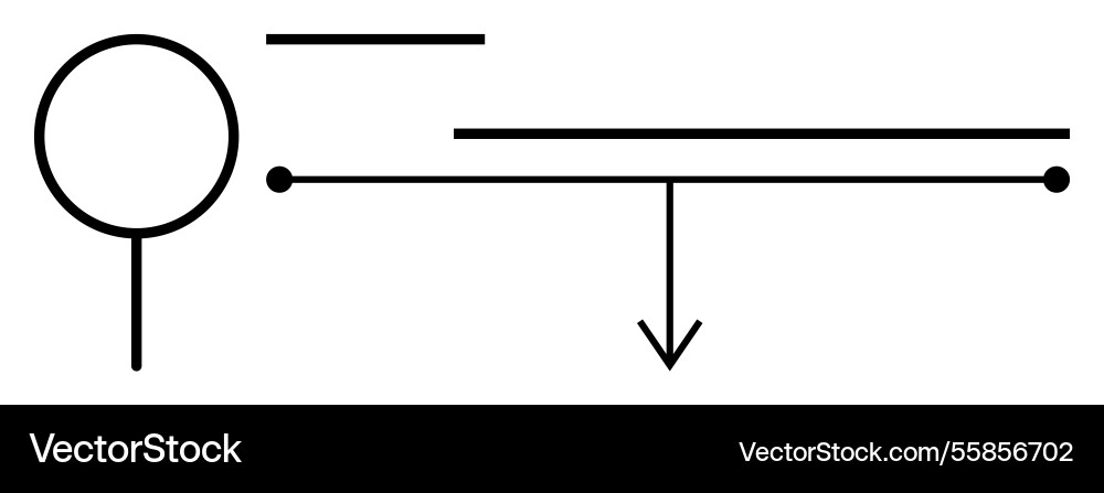 Logic gate diagram with interconnected lines Logic gate diagram with interconnected lines vector image