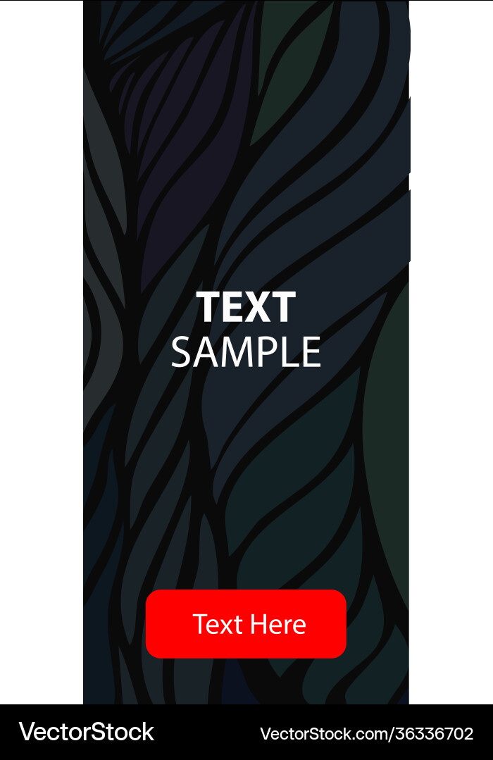 Mobile application interface design dark Mobile application interface design dark vector image