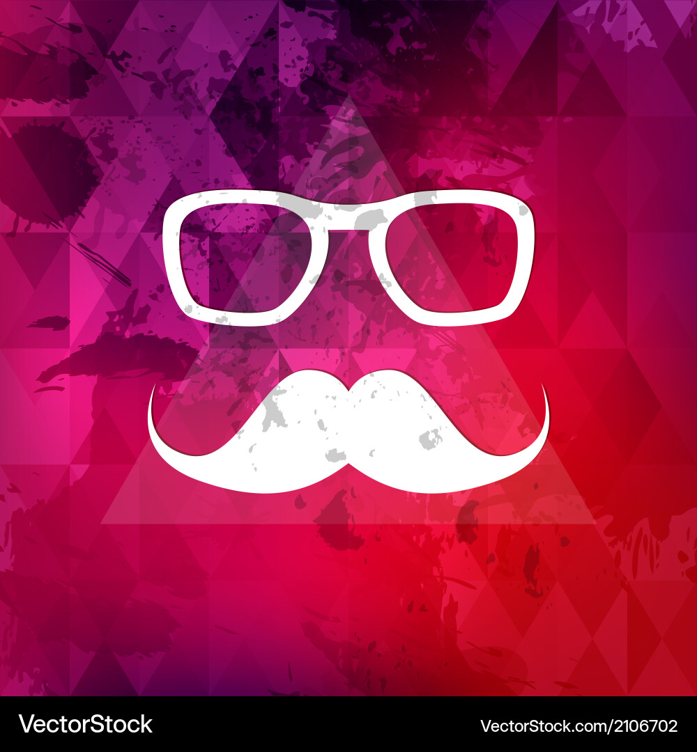 Retro Triangle Pattern Background vector image